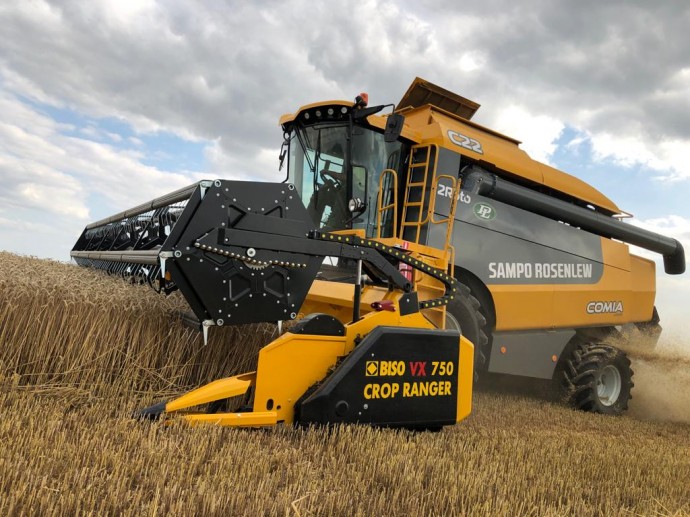 THE SAMPO COMIA C22 COMBINE TOGETHER WITH OUR CROPRANGER
