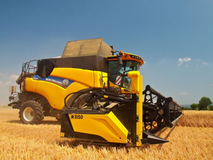 CR9.80 with BISO UltrallIght 1200 - barley harvest CR9.80 with BISO UltrallIght 1200 - barley harvest