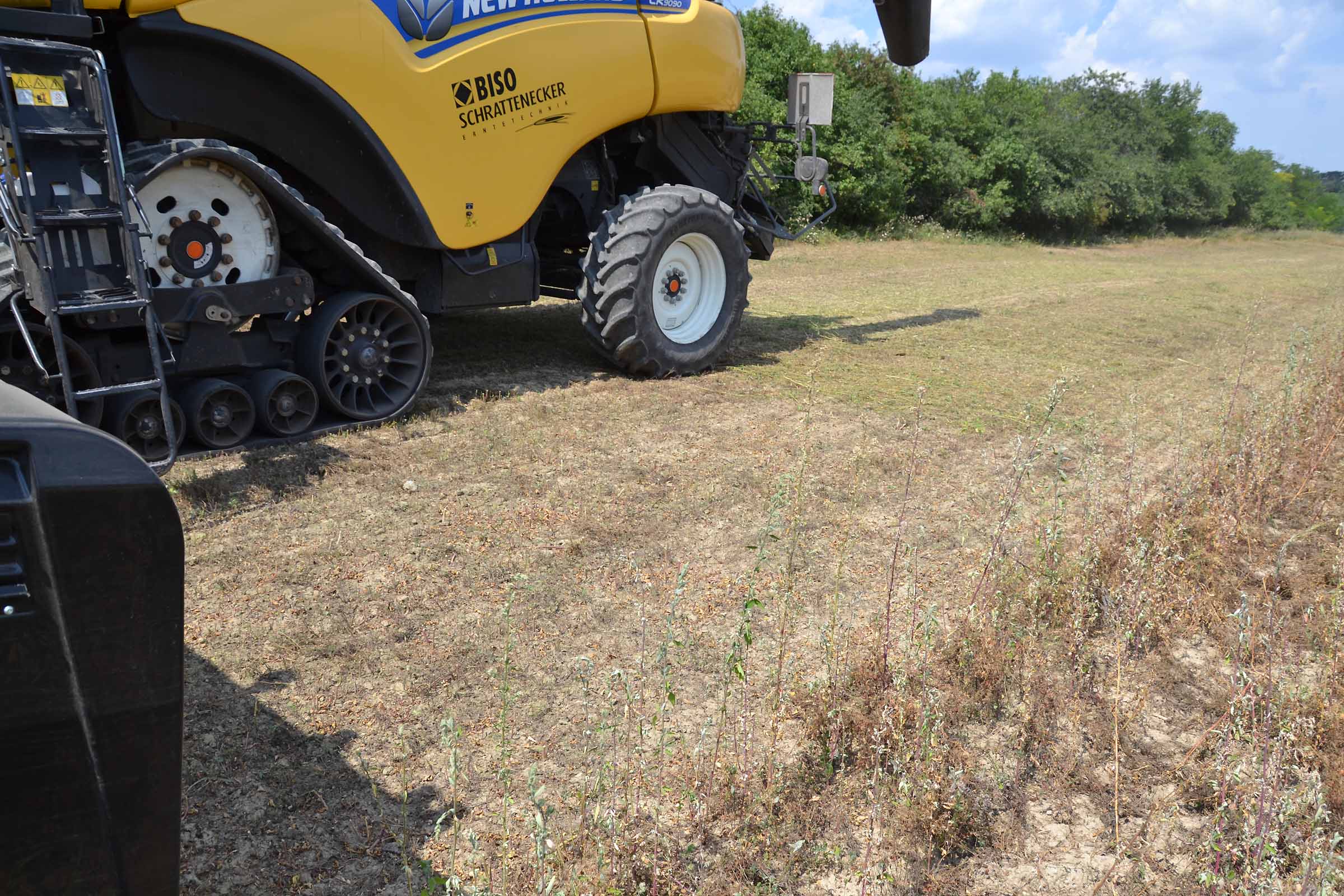 New Holland : Réglage automatique de la moissonneuse-batteuse